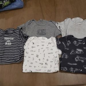 5 set Carter's boy onsies